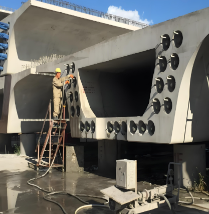 让胡路压浆料施工流程及注意事项